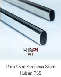 PIPA OVAL STAINLESS STEEL