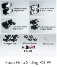 RODA PINTU SLIDING RG-99